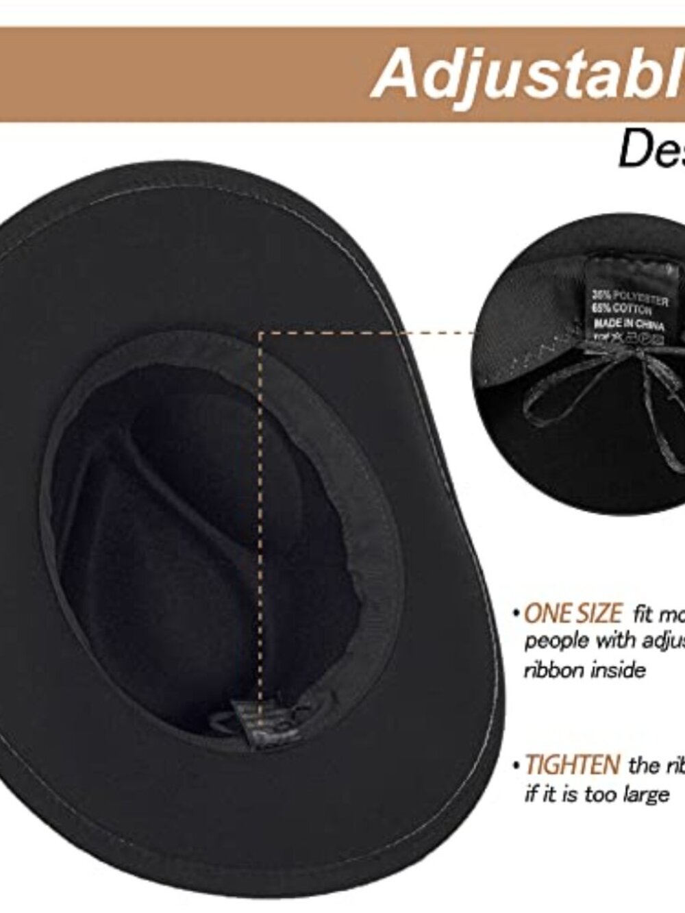 Womens Western Cowboy Hats Studded Pinched Western Cowgirl Hats Wide Brim - Picture 3 of 3